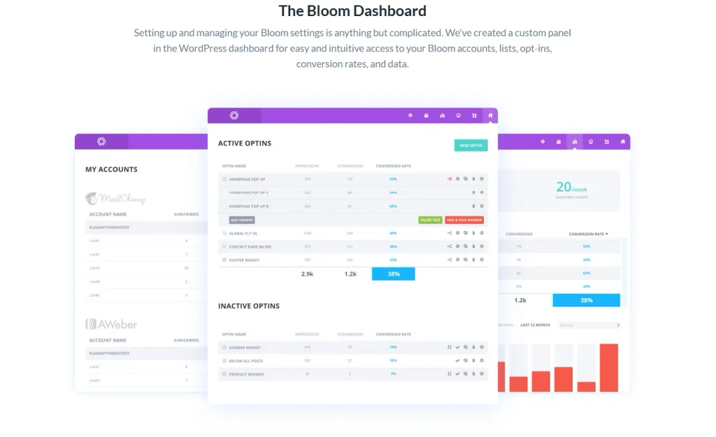 Plugin Bloom para formulários de e-mail no WordPress
